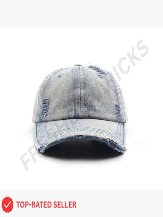 Washed Distressed Vintage Baseball Cap Unconstructed Cotton Dad Hat Trendy
